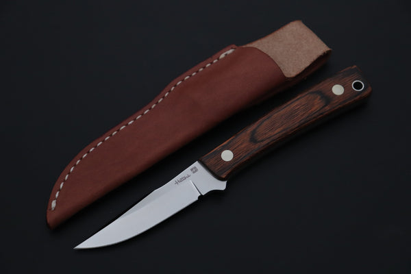 Hattori 傘 SAN-GECKO Last Solid VG-10 Limited Edition GECKO-36 #841 Natural Little Hunter (Mahogany wood Handle)