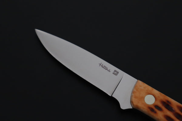 Hattori 傘 SAN-GECKO Last Solid VG-10 Limited Edition GECKO-37 #845 Wild Little Hunter (Jigged Bone Handle)