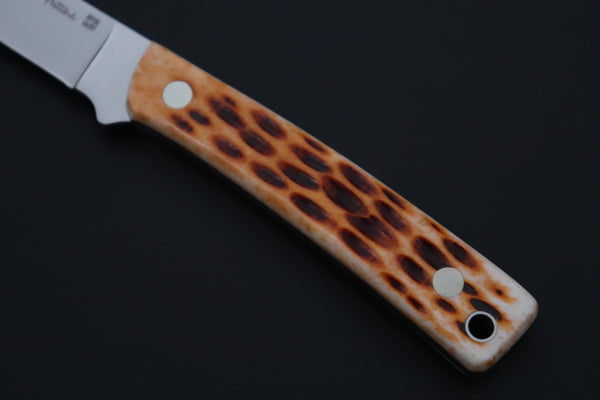 Hattori 傘 SAN-GECKO Last Solid VG-10 Limited Edition GECKO-37 #845 Wild Little Hunter (Jigged Bone Handle)