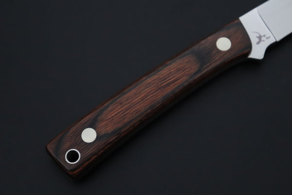 Hattori 傘 SAN-GECKO Last Solid VG-10 Limited Edition GECKO-38 #845 Natural Little Hunter (Mahogany Wood Handle)