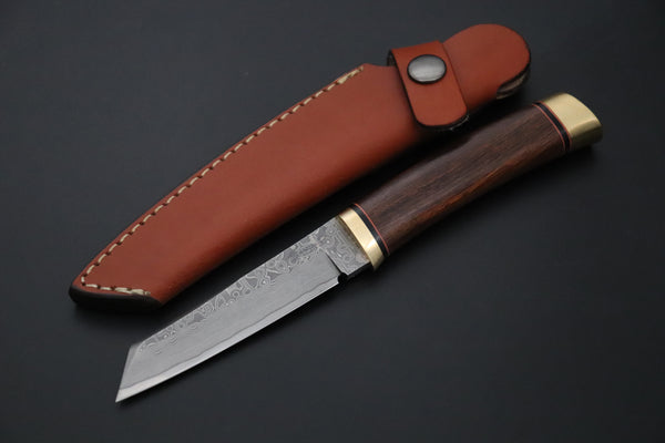 Hattori 傘 SAN Limited Edition SAN-156 "Cowry X Damascus Classic Tanto"