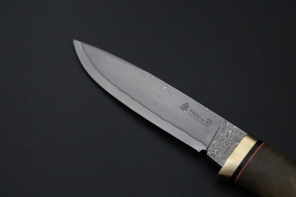 Hattori 傘 SAN Limited “Natures Edition” SAN-159 "Cowry X Damascus Damascus Utility Hunter"