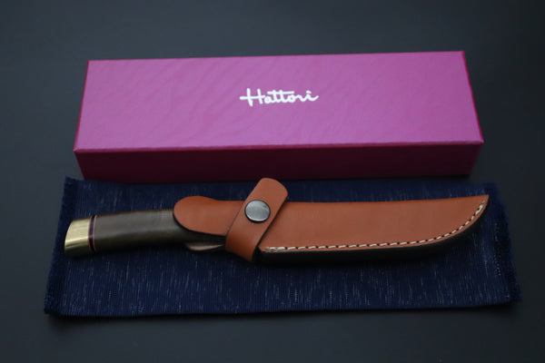 Hattori 傘 SAN Limited “Natures Edition” SAN-159 "Cowry X Damascus Damascus Utility Hunter"
