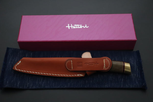 Hattori 傘 SAN Limited “Natures Edition” SAN-158 "Cowry X Damascus Classic Tanto"