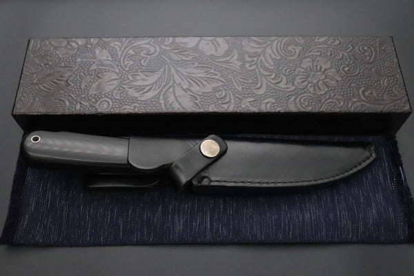 Hattori 傘 SAN Limited “Legacy Edition” SAN-164 "HD Damascus Black Tanto Hunter"
