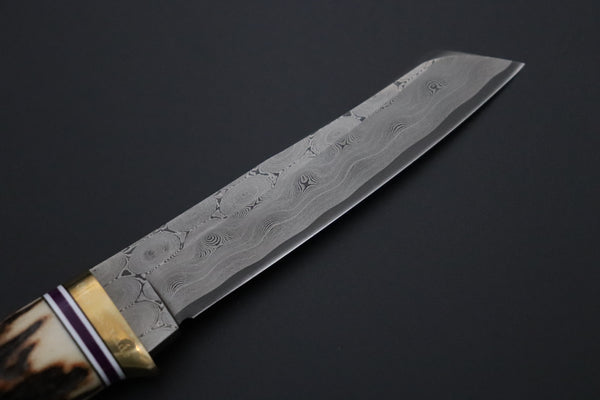 Hattori 傘 SAN Limited “Legacy Edition” SAN-165 "HD Damascus Wild Flow Tanto"