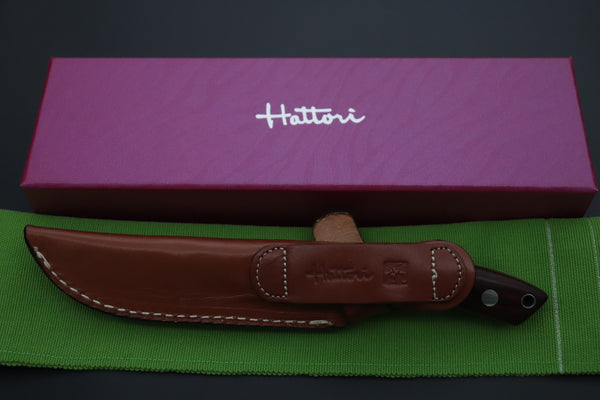 Hattori 傘 SAN Limited “Natures Edition” SAN-166 "Cowry X Damascus Little Tanto"
