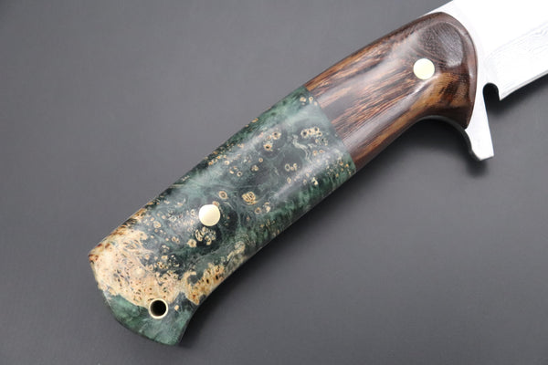 Fumio Inagaki FI-150 Kukri Compact, 9" VG-10 Damascus Blade - japaneseknifedirect.mom