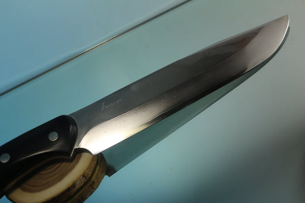 Fumio Inagaki FI-500 Ken-Nata Hunter III. 9" VG-10 Damascus blade - japaneseknifedirect.mom