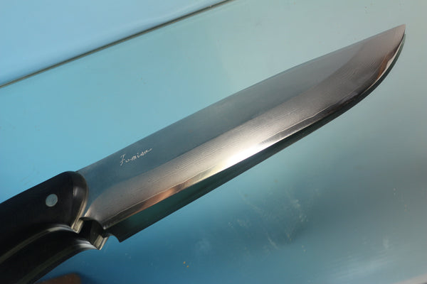 Fumio Inagaki FI-500 Ken-Nata Hunter III. 9" VG-10 Damascus blade - japaneseknifedirect.mom