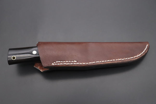 Fumio Inagaki FI-530 ZDP Damascus Hunter, 3-1/2" Hitachi ZDP-189 Premium Powdered Damacus steel Blade