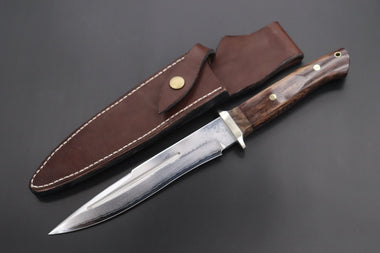 Fumio Inagaki FI-605 Big Fighter (Custom Combination Handle) - japaneseknifedirect.mom
