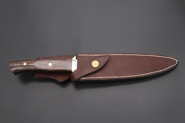 Fumio Inagaki FI-605 Big Fighter (Custom Combination Handle) - japaneseknifedirect.mom