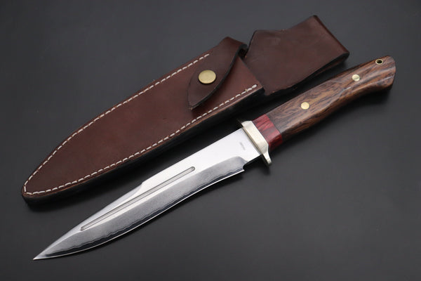 Fumio Inagaki FI-610 Big Fighter (Custom Combination Handle) - japaneseknifedirect.mom