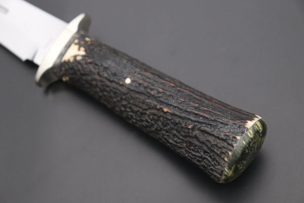 Fumio Inagaki FI-615 Big Fighter (Custom Combination Samber Stag Handle) - japaneseknifedirect.mom