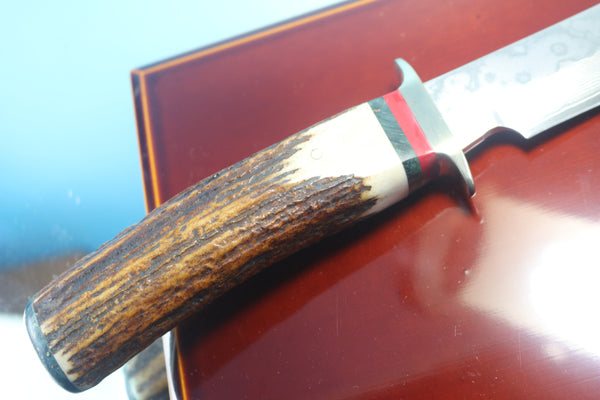 Fumio Inagaki FI-645 VG10 Damascus Hunter, 5-3/4" Takefu VG-10 Damascus Blade - japaneseknifedirect.mom