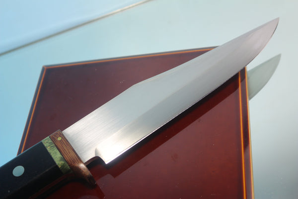 Fumio Inagaki FI-720 Inagaki Bowie Knife, 7-1/2" 440C Hamaguri-ba Blade - japaneseknifedirect.mom