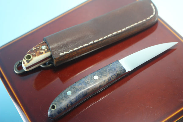 Fumio Inagaki FI-770 Loveless City Knife, 2-1/2" Cowry-X Premium Powdered Hi-speed Tool steel Blade - japaneseknifedirect.mom