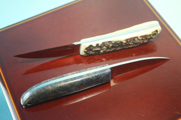 Fumio Inagaki FI-770 Loveless City Knife, 2-1/2" Cowry-X Premium Powdered Hi-speed Tool steel Blade - japaneseknifedirect.mom