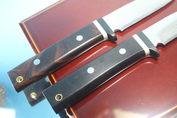 Fumio Inagaki FI-775 Trail Hunter, 3-3/4" VG-10 Damascus Blade - japaneseknifedirect.mom