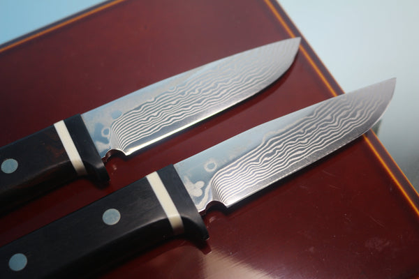 Fumio Inagaki FI-775 Trail Hunter, 3-3/4" VG-10 Damascus Blade - japaneseknifedirect.mom