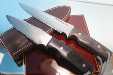 Fumio Inagaki FI-785  VG-10 Damascus Hunter,  VG-10 Damascus Blade - japaneseknifedirect.mom