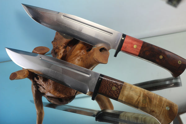 Fumio Inagaki FI-800 Ken-Nata Hunter, 8-1/2" VG-10 Damascus blade - japaneseknifedirect.mom