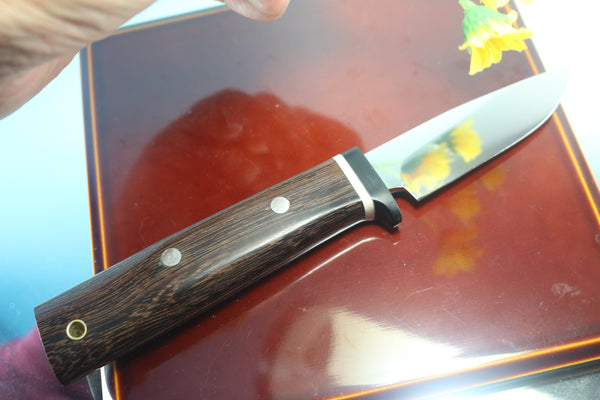 Fumio Inagaki FI-790 Trail Hunter, 3-1/2" Mirror polished Solid VG-10 Blade - japaneseknifedirect.mom