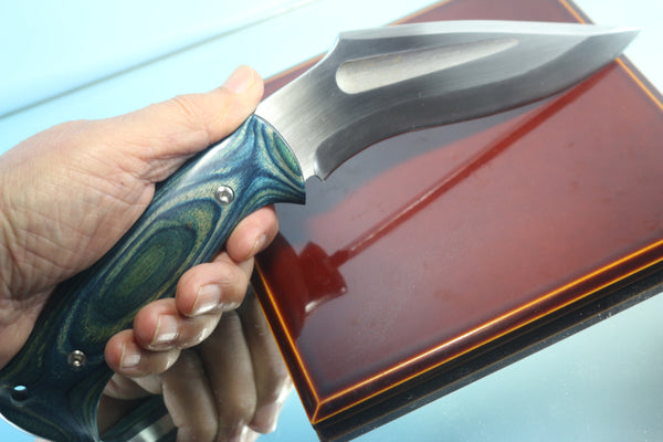 Fumio Inagaki FI-795 Kukri-Gama (Sickle) Compact, 6" AUS-8 Stainless Steel Blade - japaneseknifedirect.mom