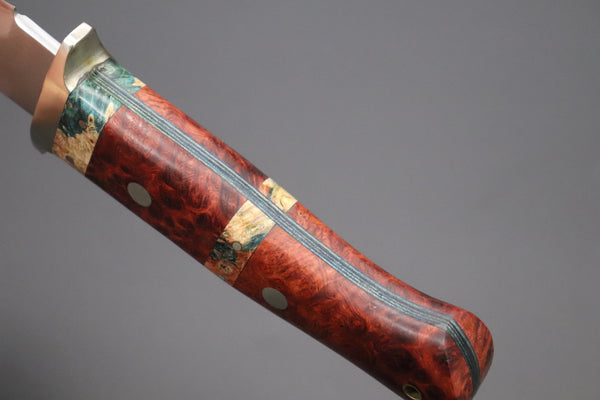 Fumio Inagaki FI-805 Big Fighter (Custom Combination Handle) - japaneseknifedirect.mom