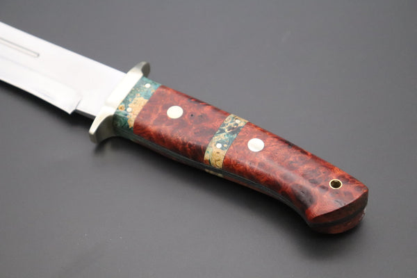 Fumio Inagaki FI-805 Big Fighter (Custom Combination Handle) - japaneseknifedirect.mom