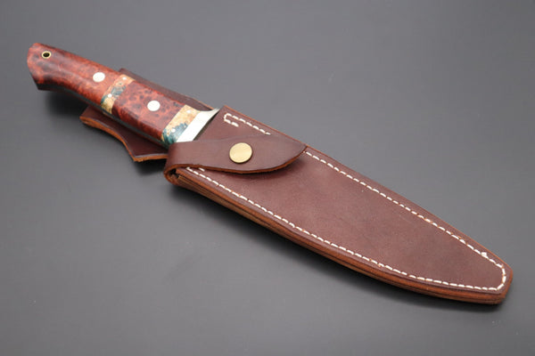 Fumio Inagaki FI-805 Big Fighter (Custom Combination Handle) - japaneseknifedirect.mom
