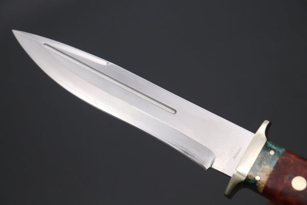 Fumio Inagaki FI-805 Big Fighter (Custom Combination Handle) - japaneseknifedirect.mom