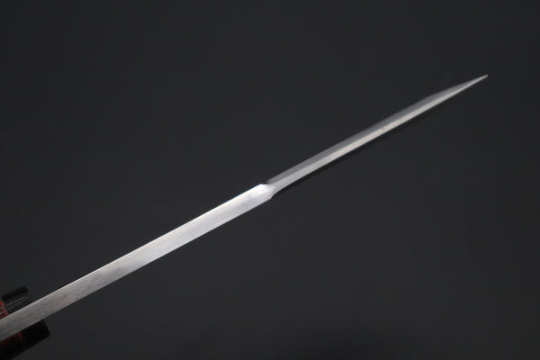 Fumio Inagaki FI-820 Samurai Tanto Hunter, 6-3/4" AUS-8 Blade, Premium Desert Ironwood Handle - japaneseknifedirect.mom