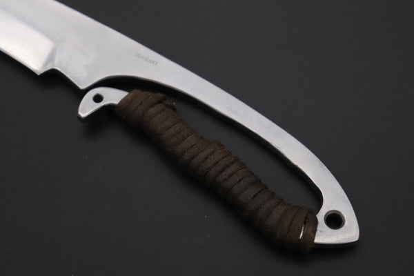 Fumio Inagaki FI-830  3-1/2" Skelton Hunter, VG-10 Damascus Drop point Blade - japaneseknifedirect.mom
