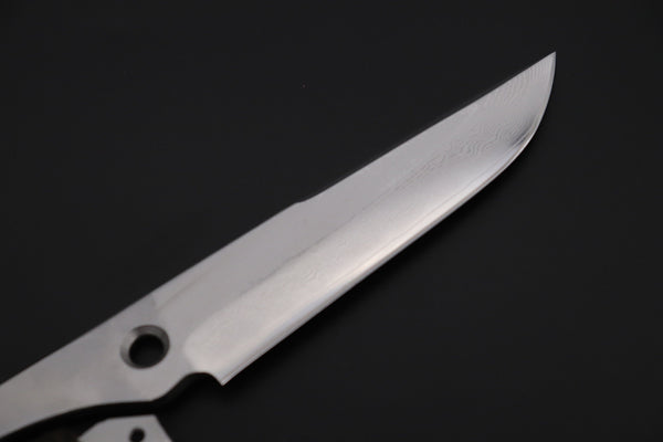 Fumio Inagaki FI-835   5" Skelton Hunter, VG-10 Damascus Straight Blade - japaneseknifedirect.mom