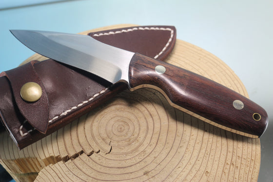 Fumio Inagaki FI-875 Tagayasan Tactical Hunter, 4" AUS-8 Blade - japaneseknifedirect.mom
