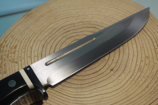 Fumio Inagaki FI-880  Samurai Hunter, AEB-L Swedish Steel with Exotic Wooden Handle - japaneseknifedirect.mom