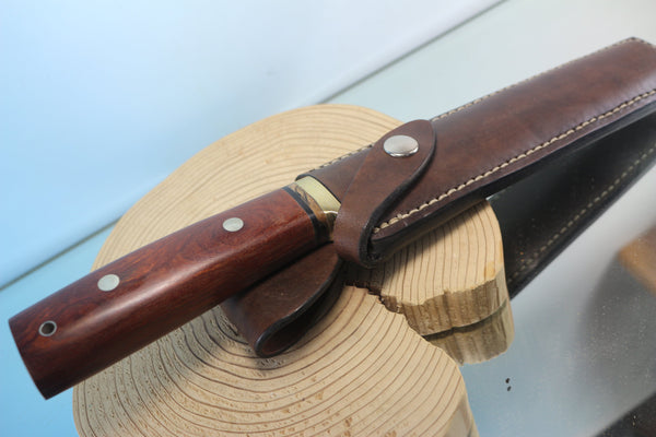 Fumio Inagaki & Tosa Blacksmith, Kosuke Muneishi Collaboration MIC-90 Custom Camp & Trail Knives - japaneseknifedirect.mom