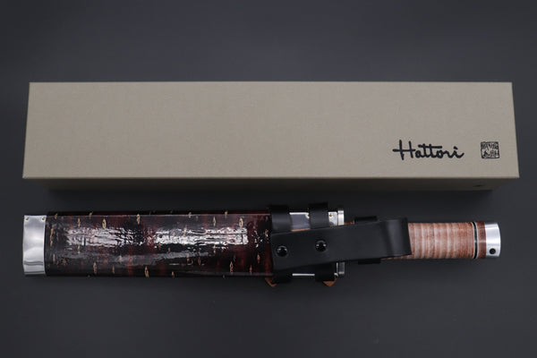 Hattori #160-1C Big Bowie Hunter I - japaneseknifedirect.mom