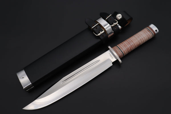 Hattori #160-2B Big Bowie Hunter II - japaneseknifedirect.mom