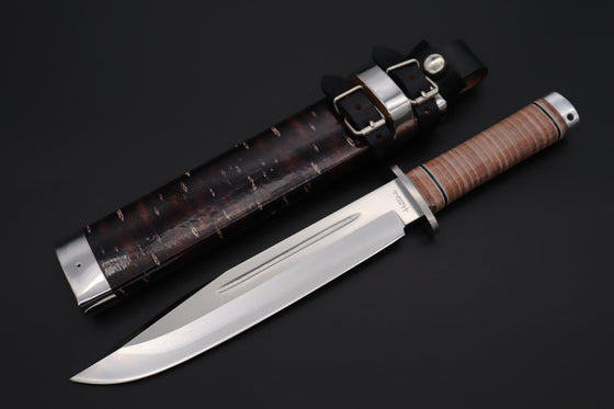 Hattori #160-2C Big Bowie Hunter II - japaneseknifedirect.mom