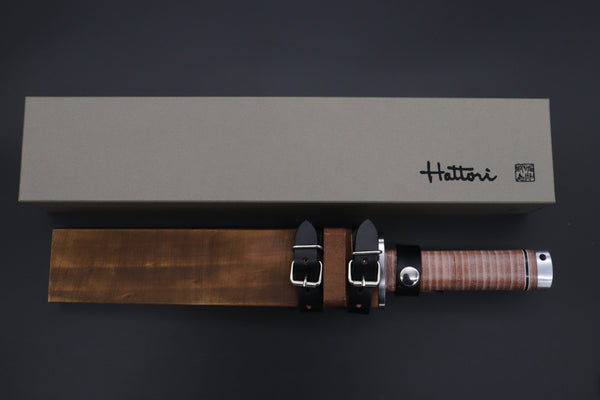 Hattori #160-2W Big Bowie Hunter II - japaneseknifedirect.mom