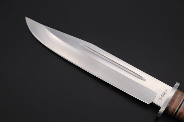 Hattori #160-2W Big Bowie Hunter II - japaneseknifedirect.mom