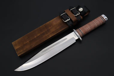 Hattori #160-2W Big Bowie Hunter II - japaneseknifedirect.mom