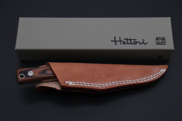 Hattori #845M Natural Little Hunters (Drop Point) - japaneseknifedirect.mom