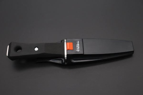 Hattori AK-62 Black Master Diver Knife - japaneseknifedirect.mom