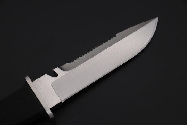 Hattori AK-62 Black Master Diver Knife - japaneseknifedirect.mom