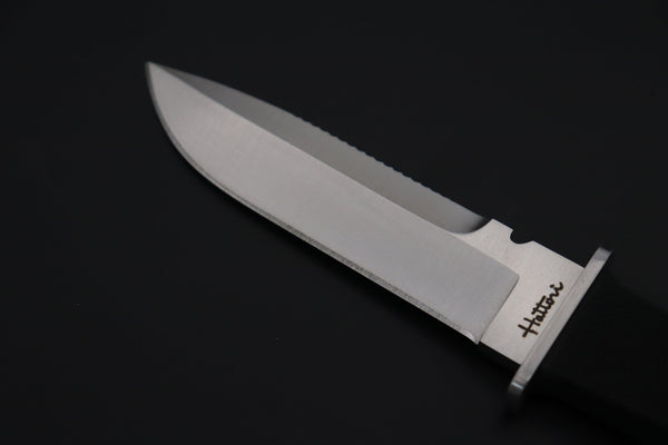Hattori AK-62 Black Master Diver Knife - japaneseknifedirect.mom