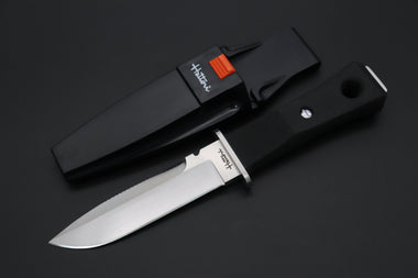 Hattori AK-62 Black Master Diver Knife - japaneseknifedirect.mom